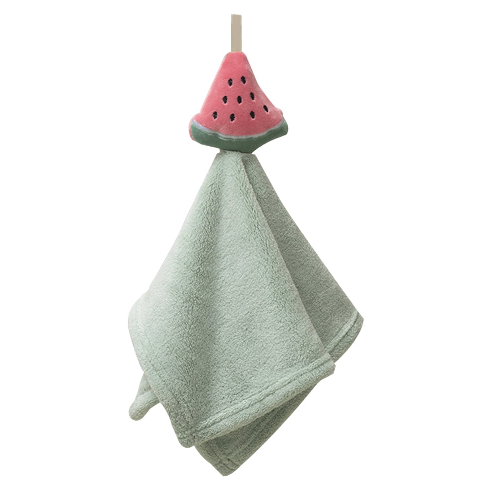 Mulitifunctional Home Hanging Velvet Towel Water-Absorbing Hand Dry Towel 