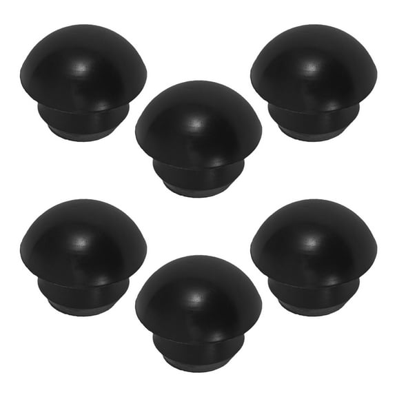 6Pcs Hydraulic Jack Oil Plugs Oil Filler Plug for Horizontal Vertical Jacks for Car Engine Oil Drain Plug Replacement Black