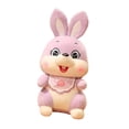 thumbnail image 4 of Conejo de peluche Hugo Juguete de peluche Figura de Regalo de cumpleaños Suave para Sofá Oficina Viajes Niñas Violeta muñeco de conejo, 4 of 10