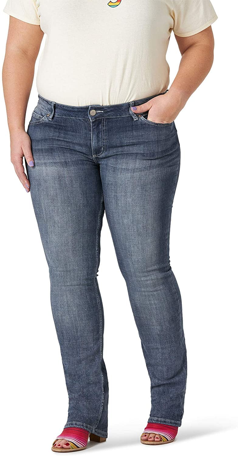 wrangler plus size wide leg jeans