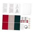 thumbnail image 3 of yuksok Sticky Water Soluble Stabilizer Stitching Kit Easy to Use Multi-functions Sashiko Stencil Bundle for Quilting Hand Embroidery Type A, 3 of 9