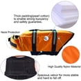 thumbnail image 4 of Dog Life Jacket Life Jacket For Dogs Reflective Life Jackets Swimming Training For Dogs / Pets Summer Swimwear For Pets, -M Orange, 4 of 7