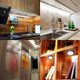 thumbnail image 3 of Juego de iluminación RGB de 6 piezas para debajo de los gabinetes de cocina, luces LED de cocina con control táctil inalámbrico, luz de color regulable para gabinete, luz nocturna para estante de bebi, 3 of 5