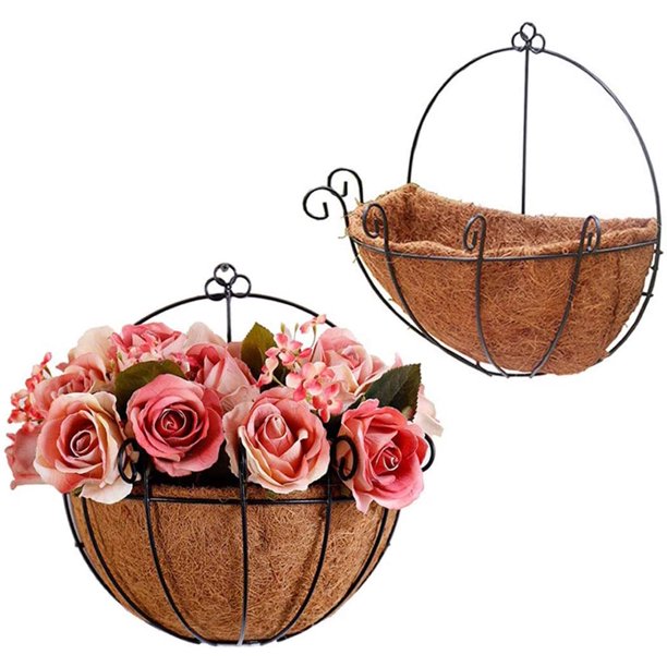 coir basket planter
