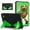 Black + Green, variant on 360°Full Protection Shockproof Tablet Case for Samsung Galaxy Tab A9 8.7 inch SM-X110 X115 X117, Hard Plastic Frame + Shell + Flexble Soft Silicone, Full Body Cover, Black + Black