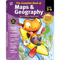 Thinking Kids The Complete Book of Maps & Geography Workbook (416) Grade 3-6