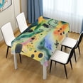thumbnail image 3 of Yayeee Tablecloths for Rectangular Tables 54 x 72 inch Party Table Cover, Art Field, 3 of 6