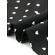 thumbnail image 5 of INSPIRAR CHIC Camisas de Manga Larga Estampadas de los Años 50 para Mujeres con Puntos de Corazón XS Negro Corazón, 5 of 5