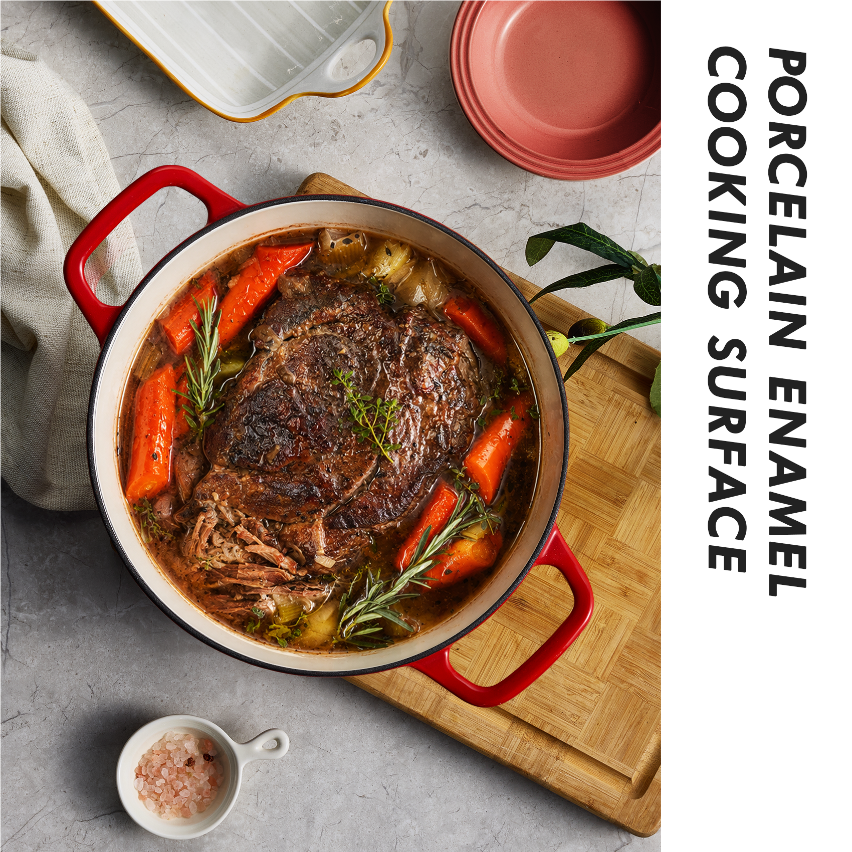 Carote 4.5-Quart Enameled Cast Iron Dutch Oven photo 4