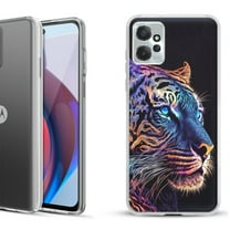 OneToughShield ® Compatible with Motorola Moto G Power 5G 2023 Fashion Phone Case - Neon Tiger