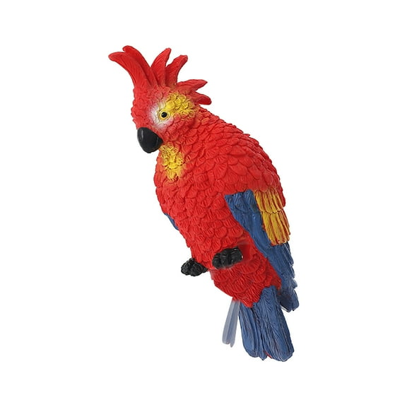 YOHAVEN Simulated Parrot Fish Tank Pendant Hanging Cute Bird Ornament for Flower Pot Garden Balcony Indoor Outdoor Holiday Home Party Decoration