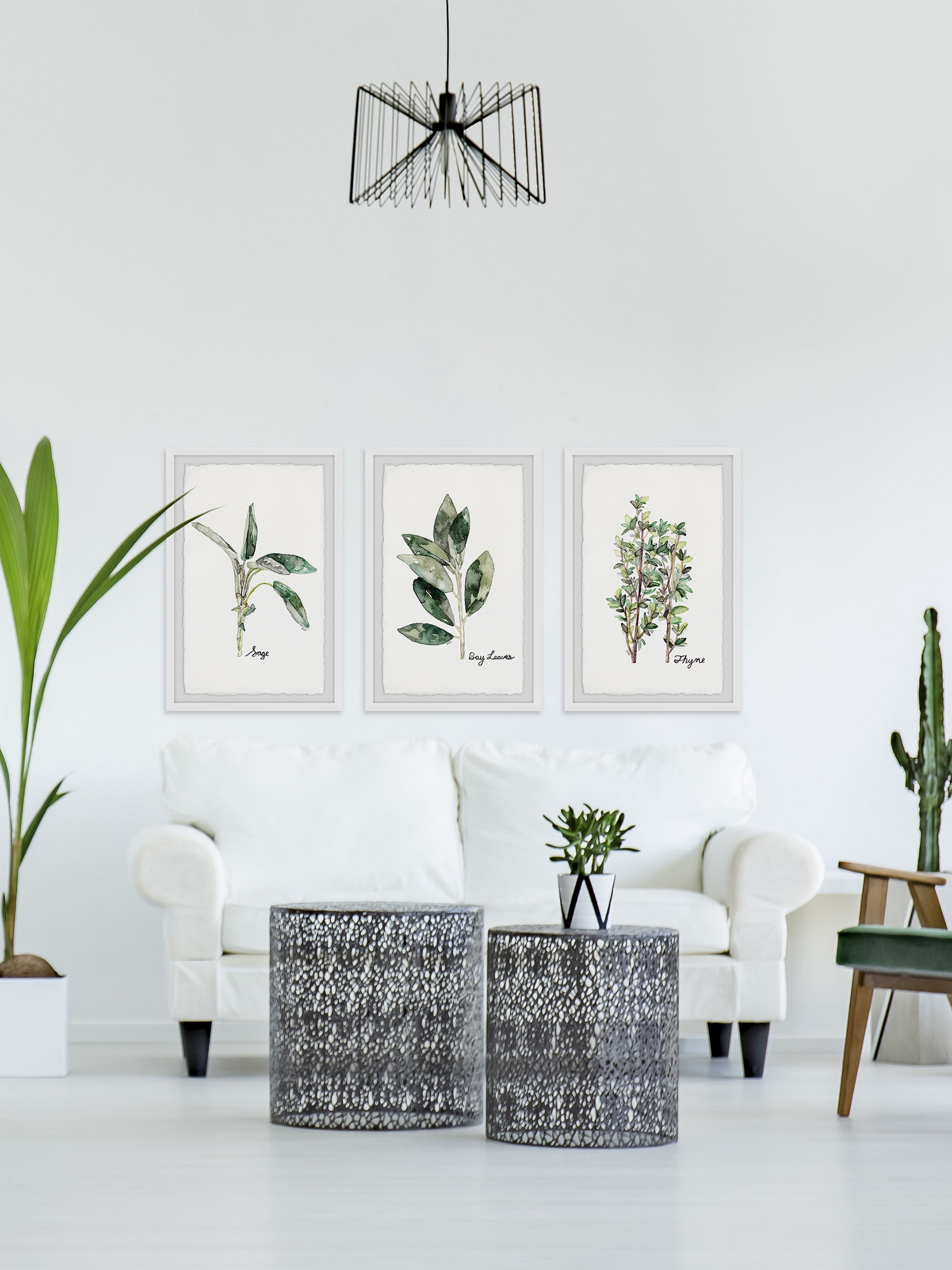 Herb Trio Triptych