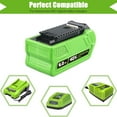 thumbnail image 5 of 29472 for Greenworks 40V 6.0Ah Lithium G-MAX Battery 29462 29482 29252 2901319, 5 of 6