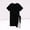 Black, variant on TopLLC Loose Oversized Mid Length Maternity Dress For Summer Maternity Wear Maternity dress