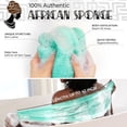 thumbnail image 4 of African Net Sponge Authentic - 1 Pieces Real African Exfoliating Loofah Sponge with Knots - African Net Wash Cloths for Body Scrubber Exfoliator - Back Scrub for Shower Bath Accessories(Green), 4 of 11