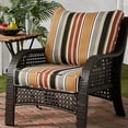 thumbnail image 6 of Greendale Home Fashions 24 x 24 in. Brick Stripe Premium 2-Piece Deep Seat Cushion Set, 6 of 9