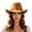 Z14-Khaki, variant on Premium Felt Cowboy Hat with Cattleman Crease Wide Brim Shapeable Western Hat for Men Women Cowgirl Rodeo Daily Wear