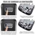 thumbnail image 4 of Caja Fuerte YEVDCVZX Roja Aleación con Candado de Combinación para Llaves, 4 of 7