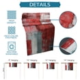 thumbnail image 7 of Table Runner Dresser Scarves 72 Inch Long, Geometric Paint Art Red Graffiti Linen Dining Table Runners Modern Abstract Artwork Tabletop Scarf for Wedding Holiday Party Kitchen, 7 of 7
