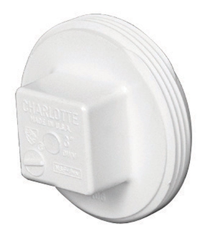 PLUG CLEANOUT PVC DWV 4'