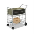 thumbnail image 2 of Wire Mail Cart 21.5w x 37.5d x 39.25h, Chrome, 2 of 2