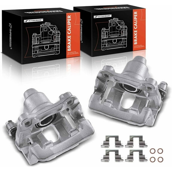 A-Premium Disc Brake Caliper Assembly with Bracket Compatible with Honda Odyssey 2002 2003 2004 Rear Left and Right 2-PC