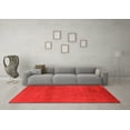 thumbnail image 3 of Ahgly Company Indoor Square Oriental Orange Industrial Area Rugs, 8' Square, 3 of 4