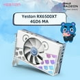 thumbnail image 2 of Yeston RX6500XT 4GD6 Graphiques de Jeu 4g64bitgdr6 Mémoire 18Gbps Vitesse de la Mémoire Dp + Hd Interfaces de Sortie, 2 of 7