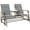 Gray, variant on Patio Furniture Outsunny Wicker Outdoor Rocking Chair, Patio Recliner with Adjustment Backrest, PE Rattan Lounge Chair with Adjustable Footrest and Cushions for Garden, Backyard, Porch, Blue,Patio C