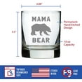 thumbnail image 4 of Bear Whiskey Rocks Glass - Fun Funny Mom Gift Ideas for Mother's Day or Birthday - 10.25 Oz Whisky Glasses, 4 of 4