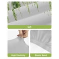 thumbnail image 4 of Sage Green Bar Stool Covers Set of 6, Summer Botanical Leaves Watercolor Stretch Washable Bar Chair Covers with Backs, Removable Pub Counter Height Chair Cover for Kitchen Dining Room Cafe, 4 of 7