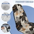 thumbnail image 4 of FOR U DESIGNS Hibiscus Print Car Seat Towel Covers for Dog Pet Washable Car Towel Cover with Storage Bag Absorbent Microfiber Towel for Workout Outdoor Sport Activities, 4 of 7