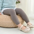 thumbnail image 4 of Toddler Baby Basic Ribbed Leggings Footless Tights Kids Little Girls Dress Bottom Pants, 4 of 5