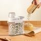 thumbnail image 1 of Contenedor para almacenar granos, contenedor hermético para alimentos, a prueba de humedad, resistente al oleaje, para cocina, para granos, para pasta, contenedor para almacenar granos,, 1 of 7