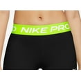 thumbnail image 2 of Nike Women's Pro 3 Shorts Black Size X-Large, 2 of 3