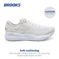 thumbnail image 2 of Zapatillas de Running Brooks Ghost 16 para Mujer Blanco Talla 10.5 M, 2 of 6