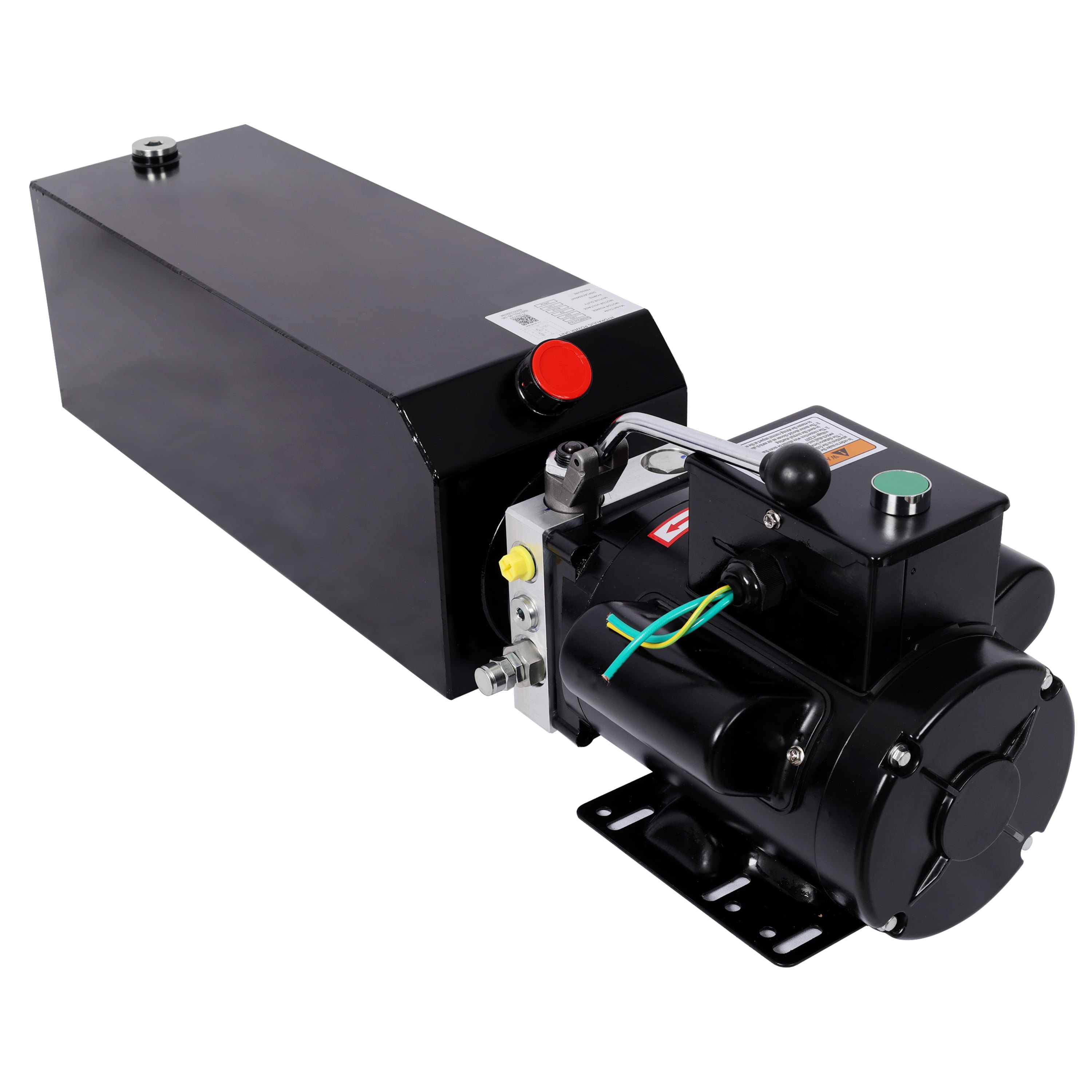 220V Hydraulic Power Unit, 3 HP, 2950 PSI, Single-Acting, Heavy-Duty, Dump Trailer Use