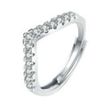 thumbnail image 2 of Fiudx Anillo de Moda, Elegante Banda Artesanal de Cobre, Anillo Ajustable para Dama, Joyería Elegante para Las Cuatro Estaciones, Regalo de Cumpleaños de Boda, para Mujeres y Niñas, Diseño Suave y Ex, 2 of 7