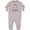 AC-Heather Grey, variant on Inktastic Future Ballerina Girls Dance Baby Fleece Romper