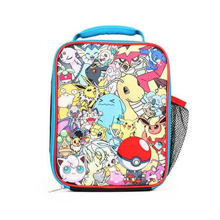 Pokemon Lunch Box Kids, Insulated Lunch Bag for School (Multi)