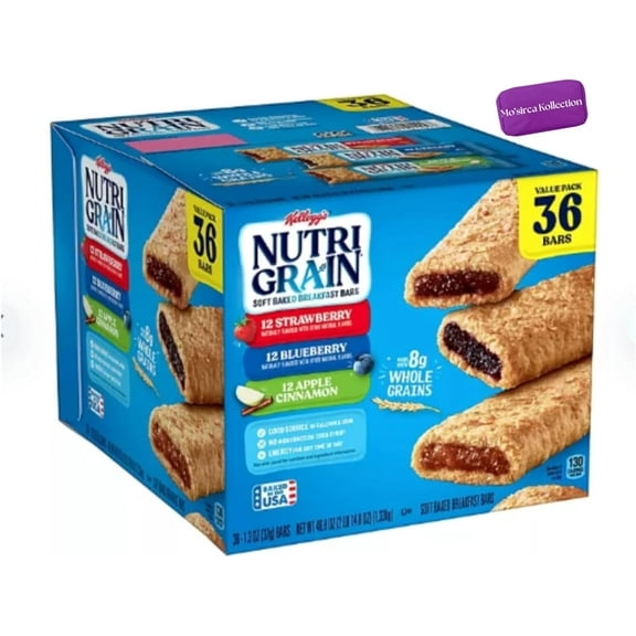Nutri-Grain Bars Variety Pack, 1.3 oz., 36 pk.