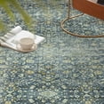 thumbnail image 5 of BERTHMEER 5'x7' Area Rugs for Living Room Kitchen Bedroom Rugs Non Slip Washable Vintage Blue Gray Carpets Oriental Distressed Office Dorm Dining Room Traditional Distressed Throw Rugs, 5 of 8