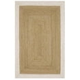 thumbnail image 2 of Indian Handmade Braided Pure Jute with White Design Area Rugs , Floor Decor Carpet Size 2 x 4 Feet ( 60 cm x 120 cm ), 2 of 4