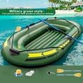 thumbnail image 6 of Gallickan Inflatable Kayak Boat, 2 Person PVC Fishing Raft, Portable Double Kayak with Paddle Pump Rope, Independent Chamber Design Stable Water Sports Boat, 1 Set, 6 of 8