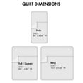 thumbnail image 4 of Bedford Home Courtepointe de Lit Uni, Très Grand Lit, Argent, 4 of 4