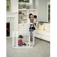 Regalo 6 Panel Super Wide Baby Gate and Play Yard, 2 in 1, Includes