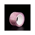 thumbnail image 1 of 1 Roll 3m/5m Colorful Glitter Transparent Double Sided Tape, Simple And Reusable Traceless Adhesive Tape For Home, Office And Classroom Use, 1 of 4
