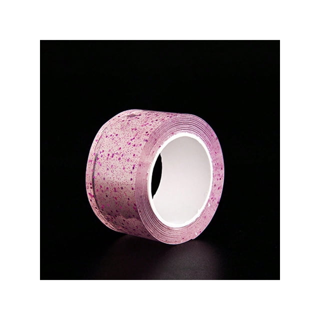 1 Roll 3m/5m Colorful Glitter Transparent Double Sided Tape, Simple And Reusable Traceless Adhesive Tape For Home, Office And Classroom Use