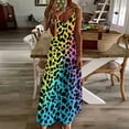 thumbnail image 3 of Animal Print Patterns Sleeveless Dress for Women Clothing Female Women's Summer Skirt, 3 of 7