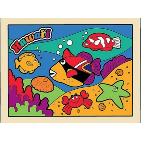 The Islander Group Children's Hawaii Sea Life Wooden Puzzle